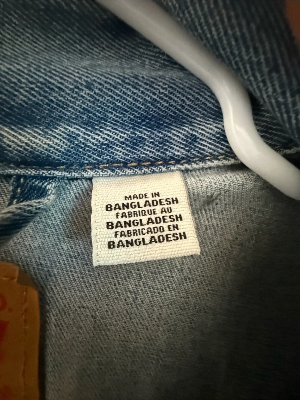 Levi's Light Wash Denim Jacket in Blue